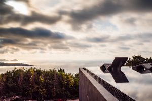 Vistas desde la piscina infinity