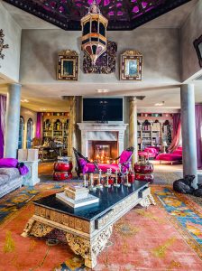 Chimenea de doble vista