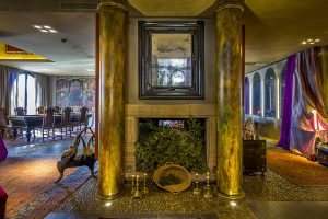 Chimenea de doble vista